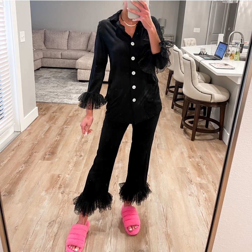 Sleeper black pajama set worn twice